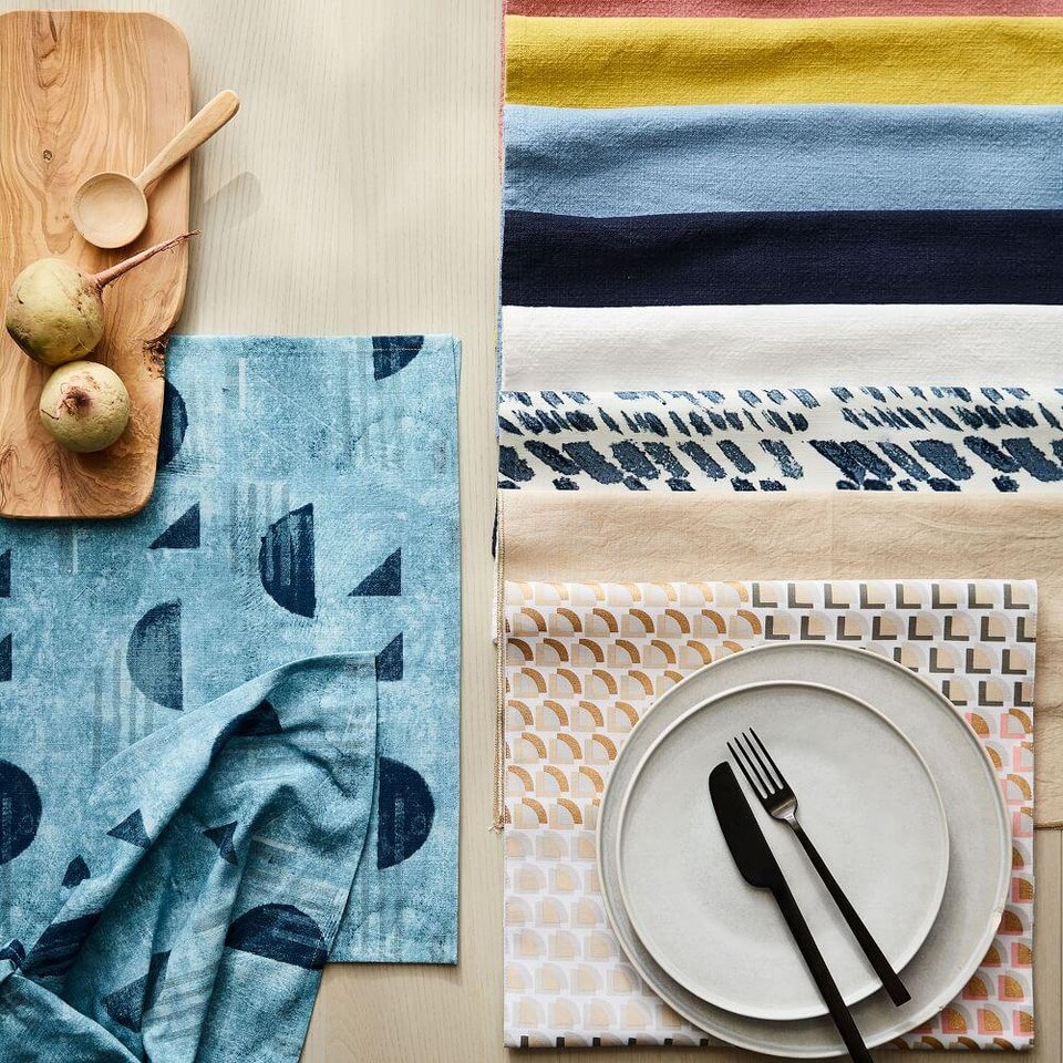 Textured Cotton Napkins (Set of 4) west elm United Kingdom